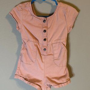 Blush Denim Romper